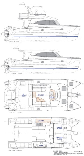 With only 0.6 metres draft and 2.9 metres overall height, the boat can negotiate the Eastern seaboard’s often shallow river systems and pass beneath the bridges.. © MIAA